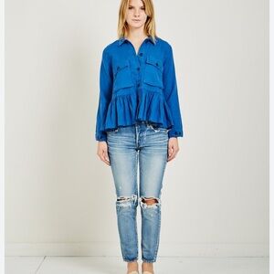 NWT The Great The Flutter Army Jacket sz 3 large